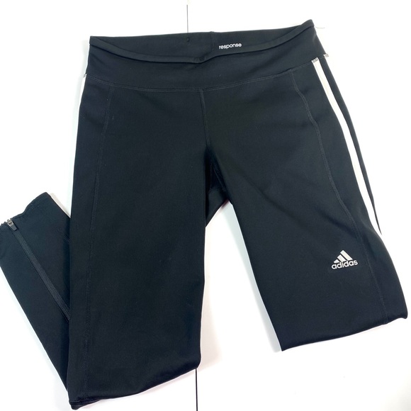 ADIDAS Climalite Black Full Length Tights/Leggings - Picture 2 of 7